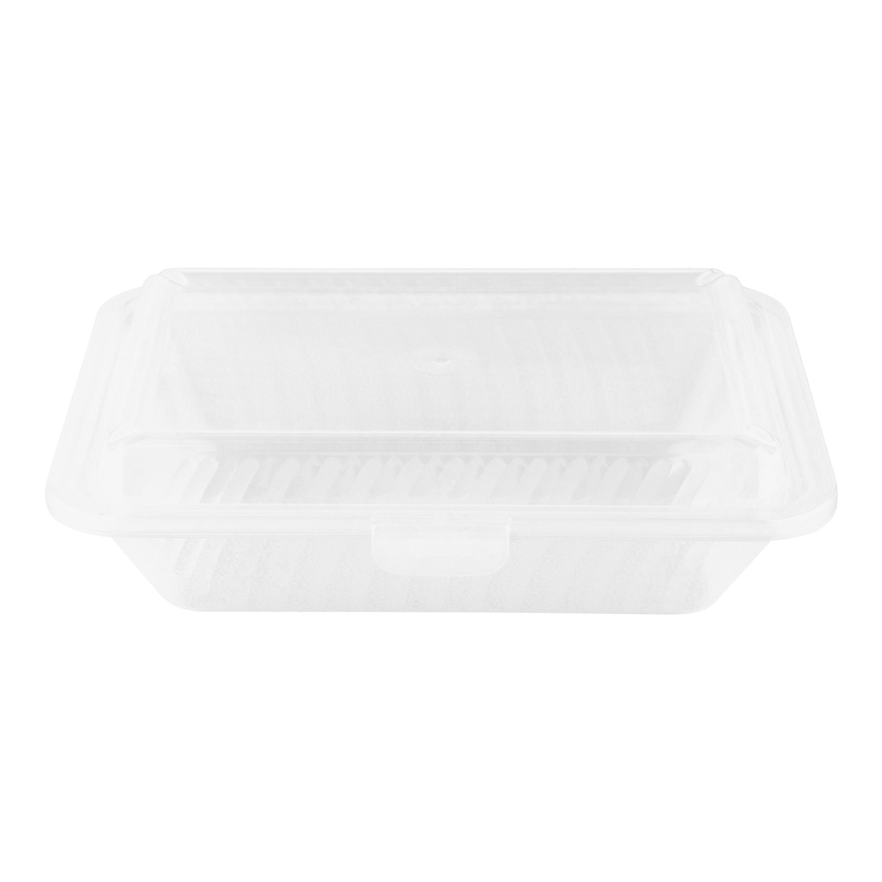 White Stackable Plastic Tray-Half Size-1