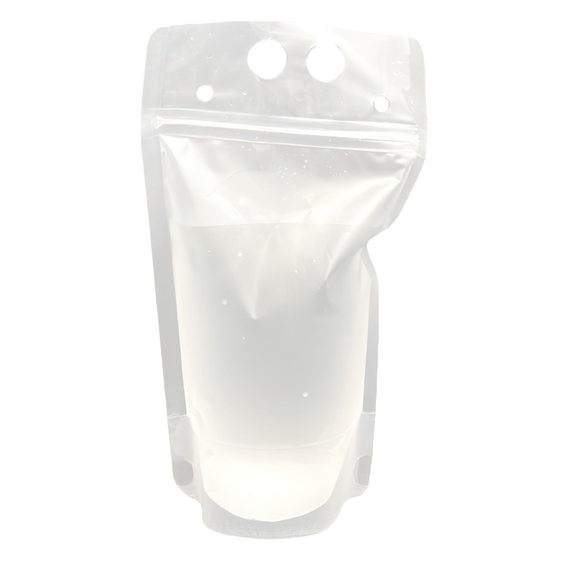 Clear Plastic Drink Pouch To-Go