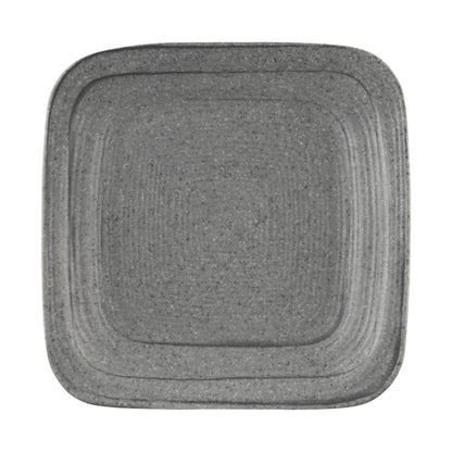 Melamine Irregular Square Plate - Granite Stone Design
