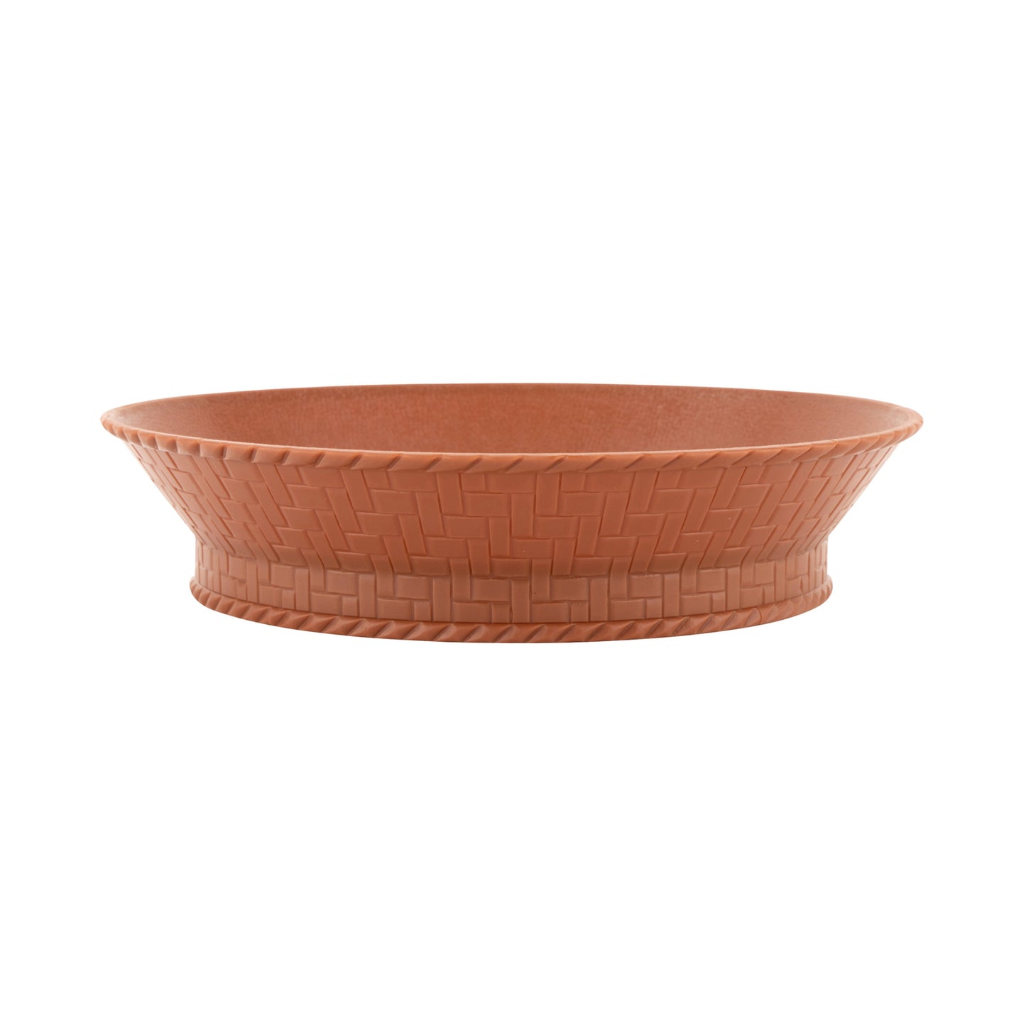 9" Round Basket w/Base, 1.25" Inside Depth (12 Pack)