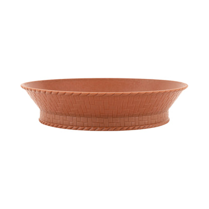 9" Round Basket w/Base, 1.25" Inside Depth (12 Pack)