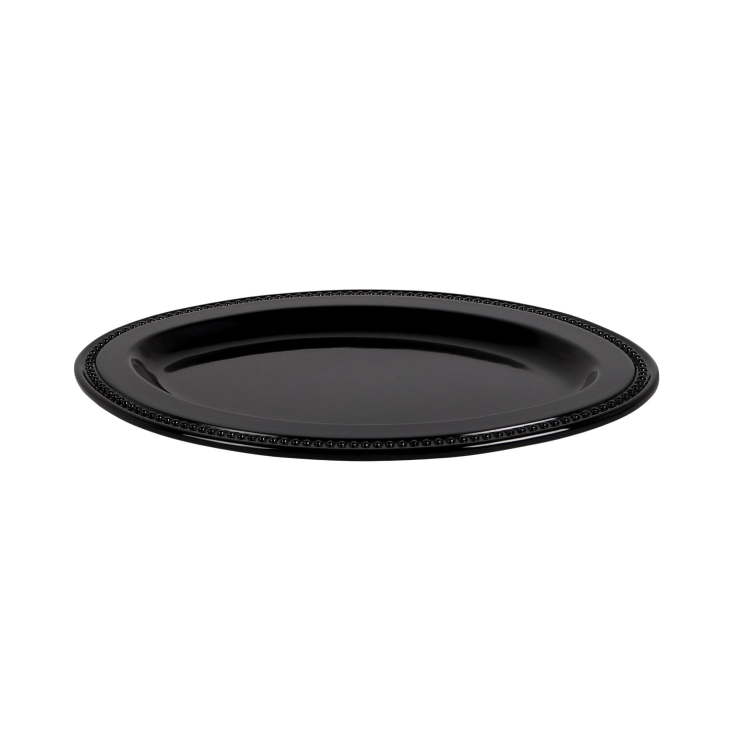 Melamine Oval Platter - Black