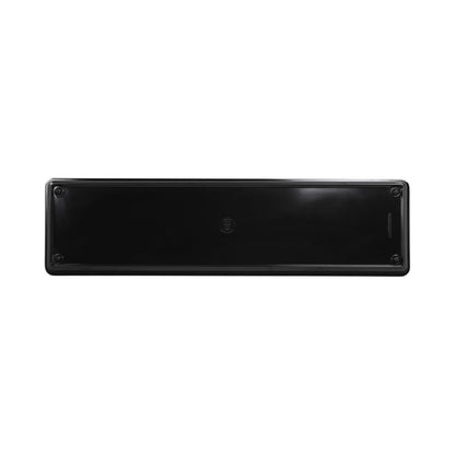 Melamine Rectangular Beaded Edge Tray - Black