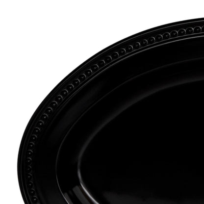 Melamine Oval Platter - Black