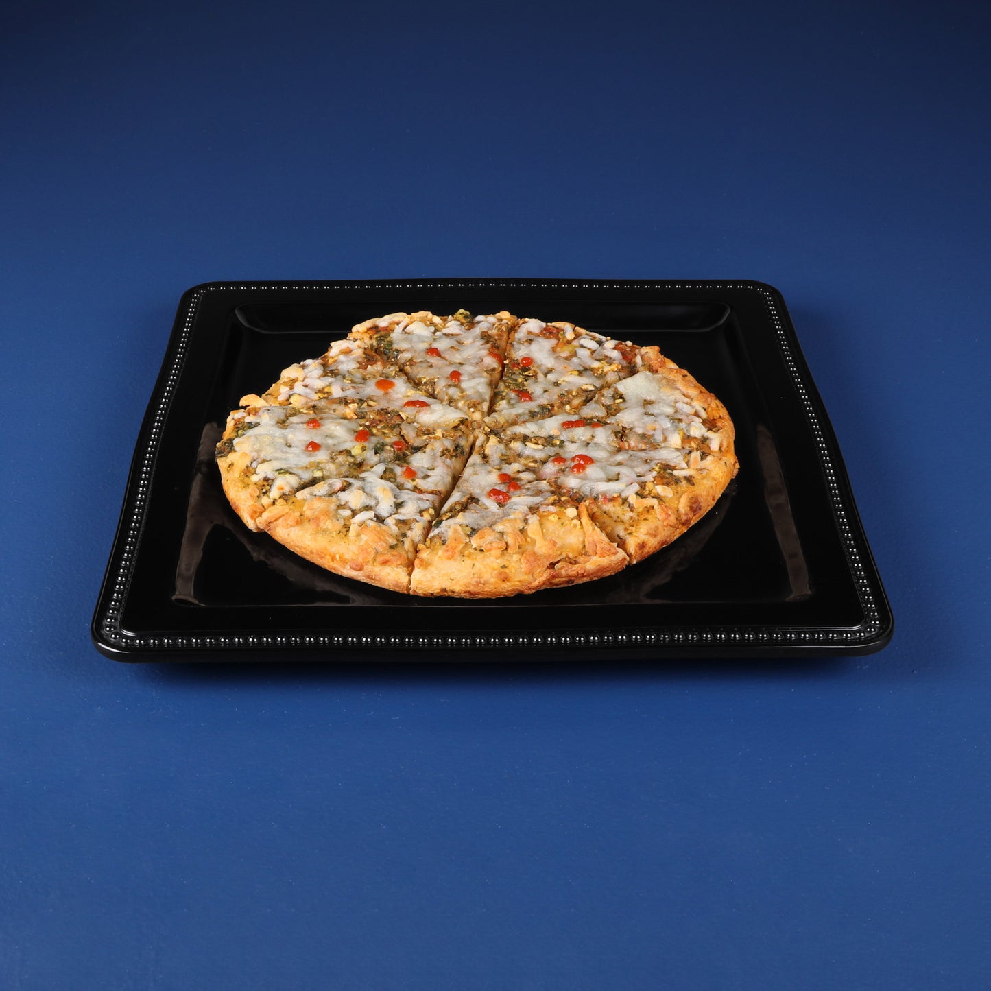 Melamine Square Plate - Black