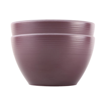 Melamine Round Bowl - Purple Glaze
