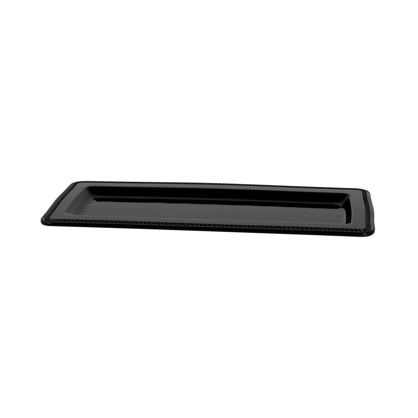 Melamine Rectangular Tray - Black