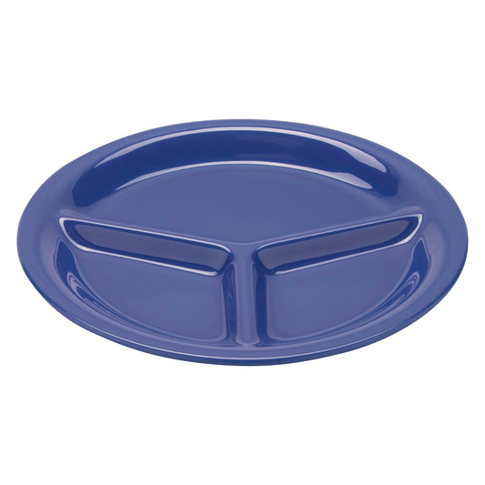 10.25" 3-Compartment Plate (Set of 4 ea.)