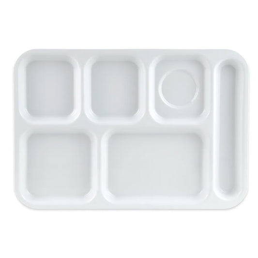 14.25" x 9.75" Right Handed 6-Compartment Tray, 0.875" Tall