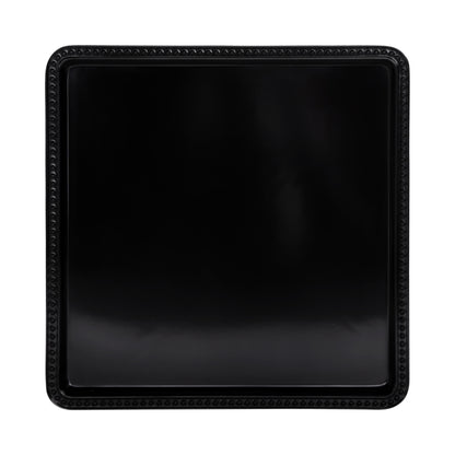 Melamine Square Tray - Black