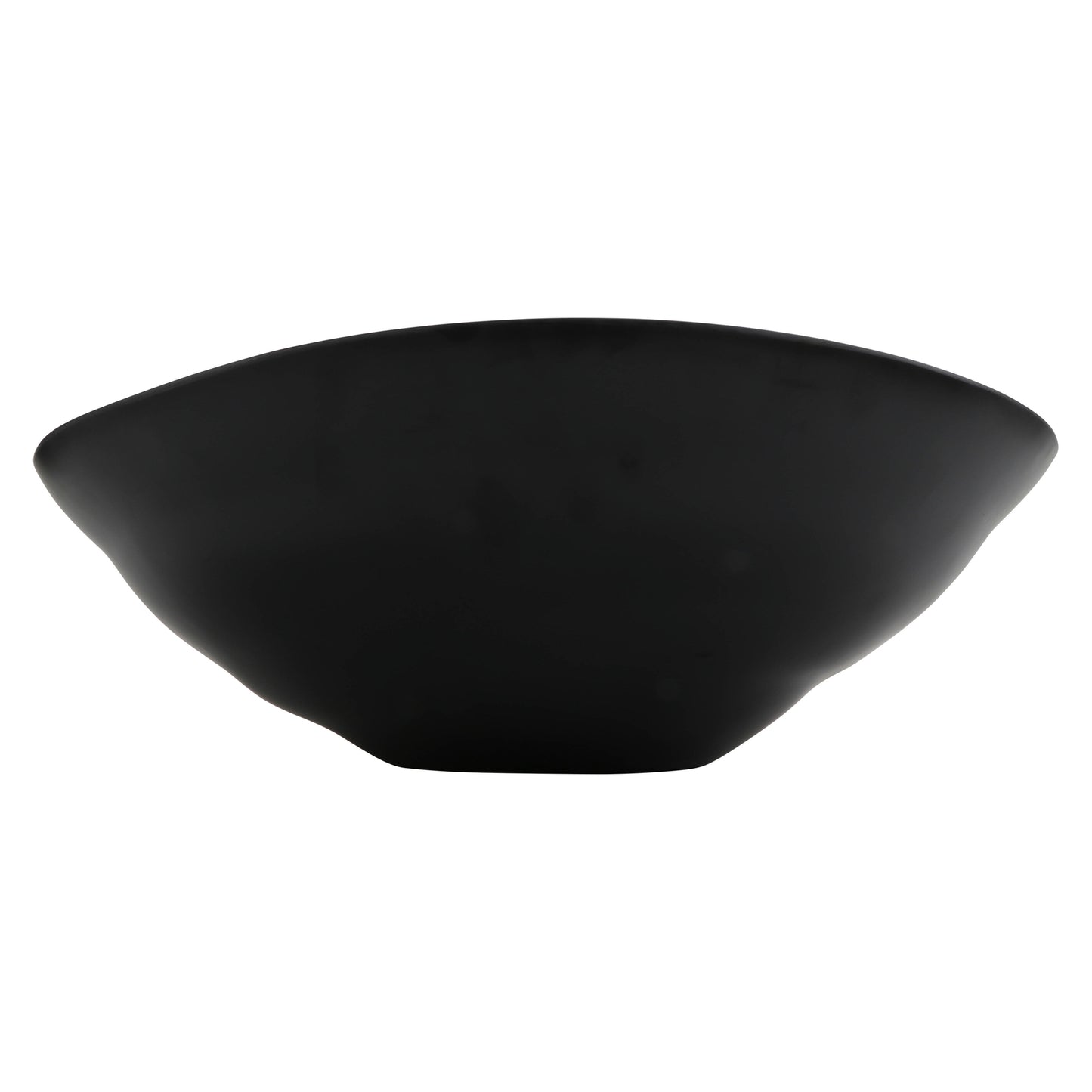 130 oz zeal black oval melamine bowl (large), 16"L x 13"W x 5"H, GET, cheforward