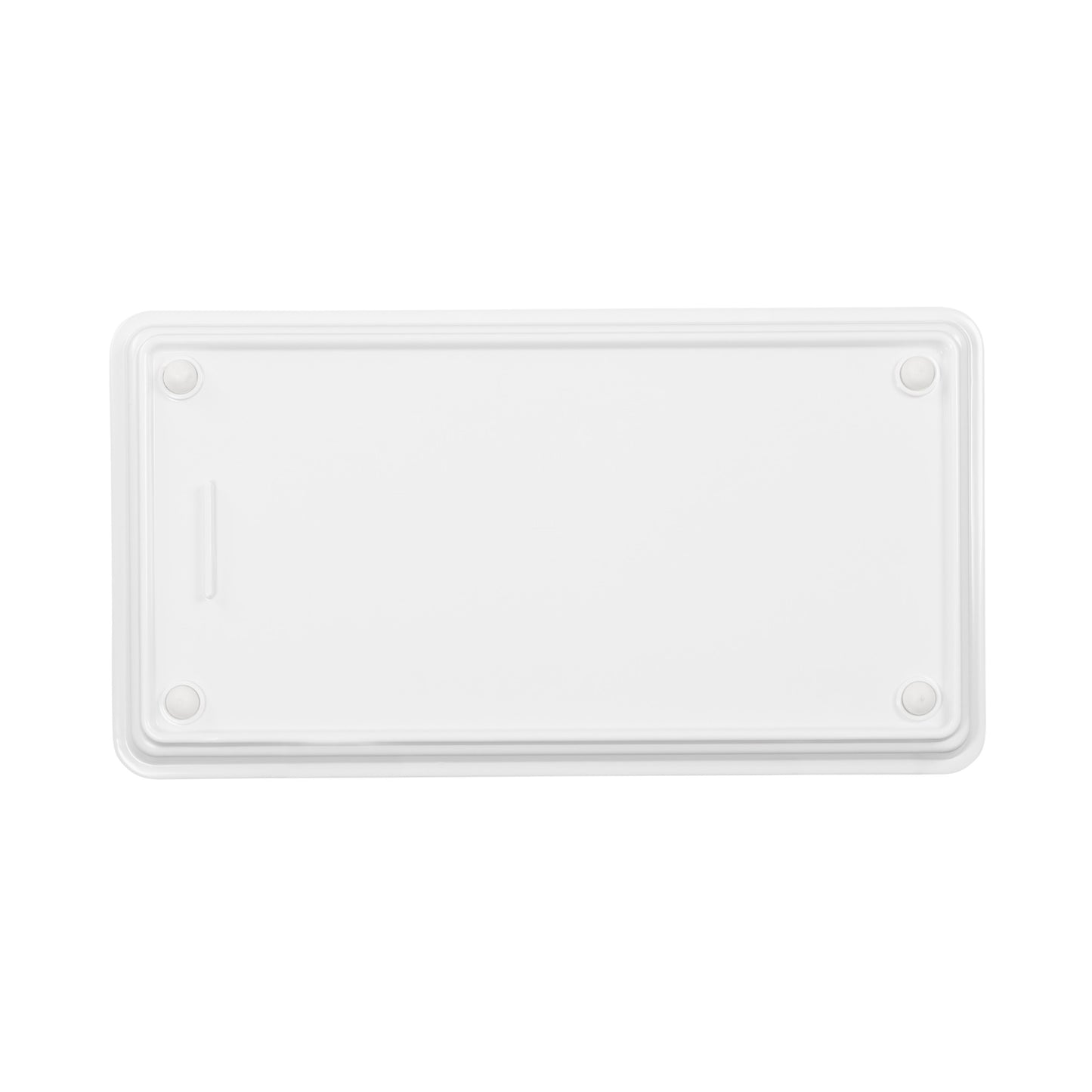 Melamine Rectangular Beaded Edge Tray - White