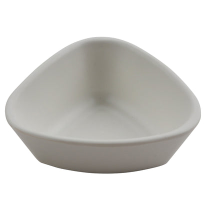 4.5 oz revive tuch of honey triangle melamine ramekin with organic texture, 4.19"L x 3.75"W x 0.75"H, GET, cheforward