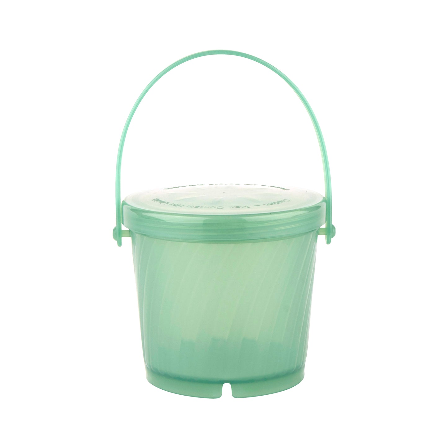 16 oz. Rim-Full, Polypropylene, Jade, Soup Reusable Container with Handle, 4.25" Top DIa., 3.75" Tall, G.E.T. Eco-Takeout's (12 Pack)