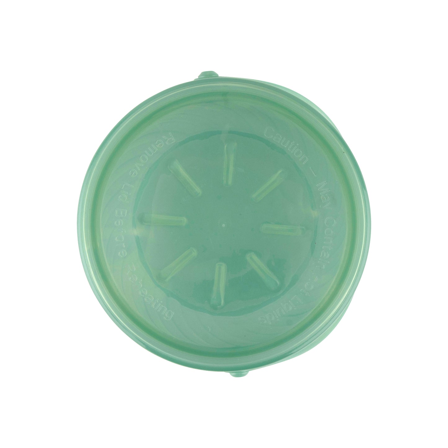 16 oz. Rim-Full, Polypropylene, Jade, Soup Reusable Container with Handle, 4.25" Top DIa., 3.75" Tall, G.E.T. Eco-Takeout's (12 Pack)