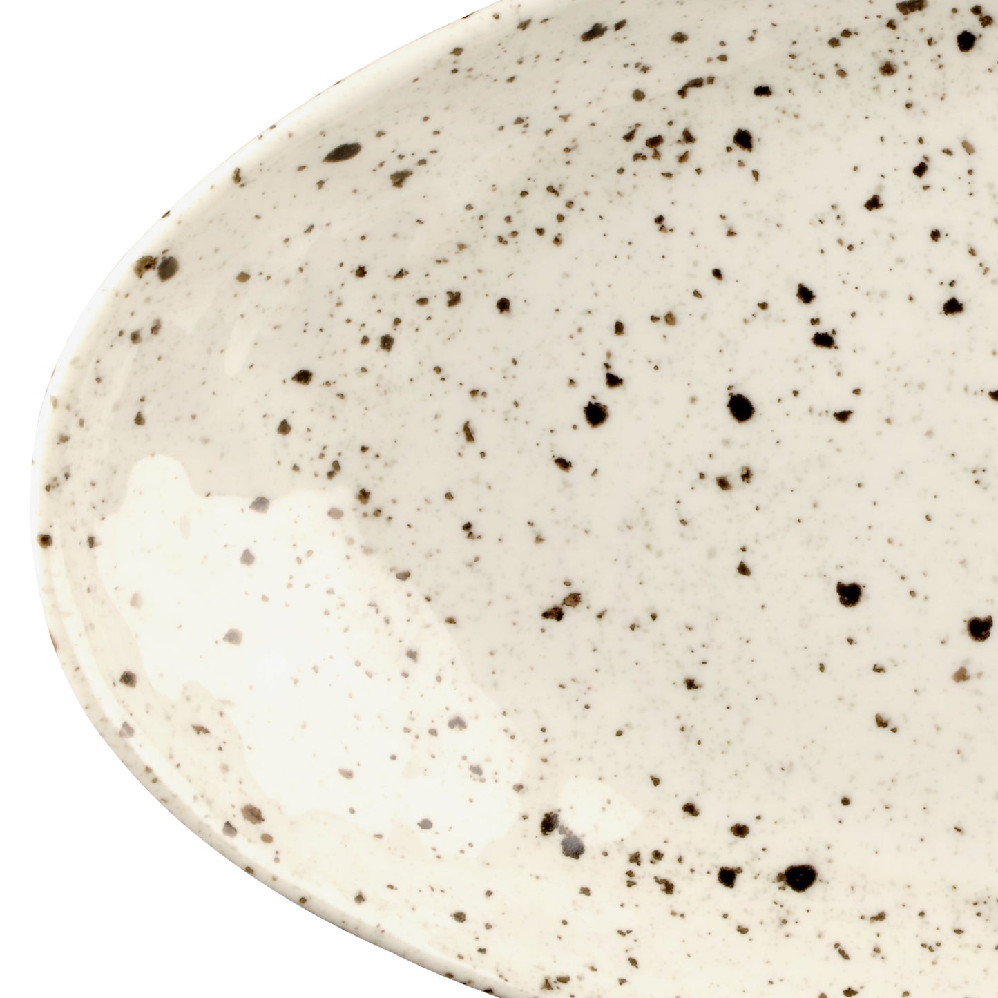 Melamine Oval Plate - Chocolate Chip