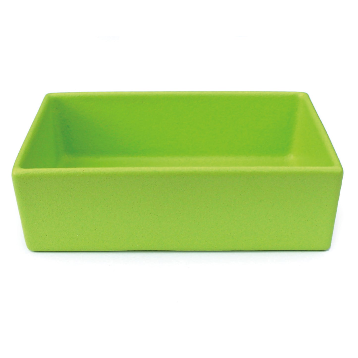 2.4 qt., 10" x 7" Rectangular Straight Sided Salad Bowl, 3" Deep in Classic Finish