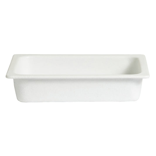 6.3 qt., 10.43" x 12.8" Half Size Deep Food Pan 1/2 x 4", 3.94" Deep