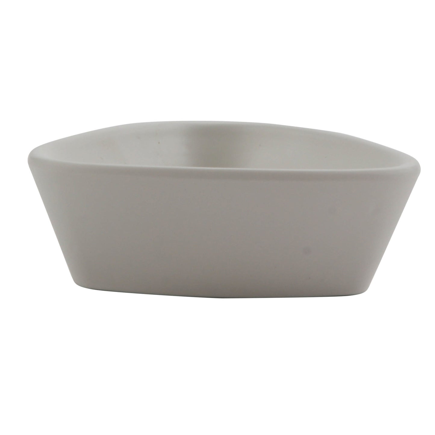 1.5 oz revive touch of honey triangle melamine ramekin with organic texture, 3"L x 2.75"W x 1.25"H, GET, cheforward