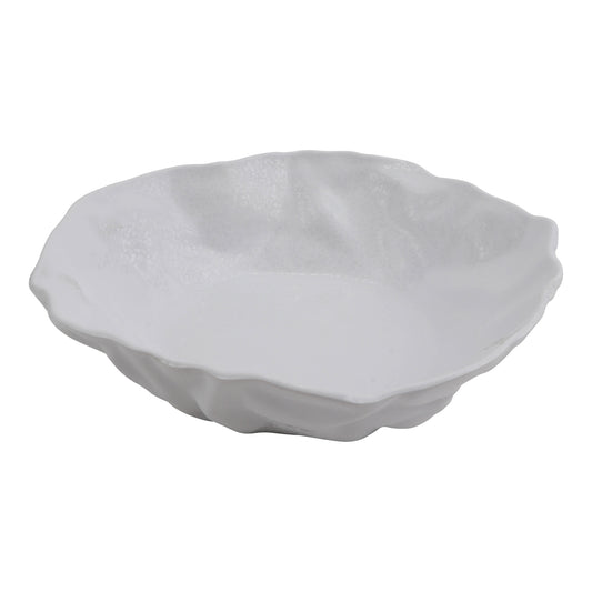 143.75 oz rainex showered white buffet melamine bowl (extra large), 14"L x 14"W x 2.25"H, GET, cheforward