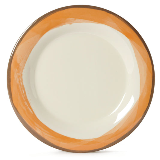 7.5" Wide Rim Plate, Diamond Ivory Base Color (Set of 4 ea.)