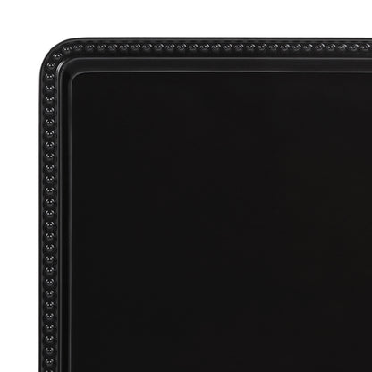 Melamine Rectangular Beaded Edge Tray - Black