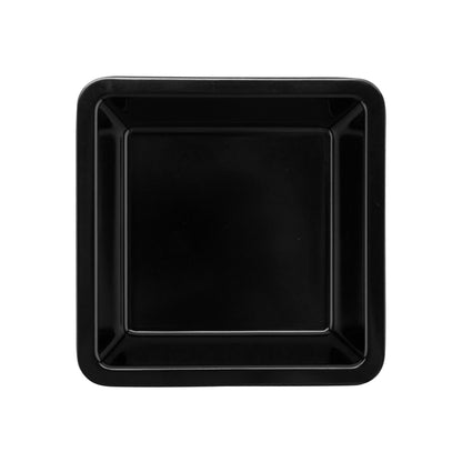 6 oz. (8 oz. Rim-Full), Square Black Side Dish, 4.5"L x 4.5"W x 1.25"H, GET, Milano