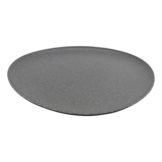 16.5" revive stone grey/black triangle melamine platter (extra extra large), 16.5"L x 16.5"W x .5"H, GET, cheforward