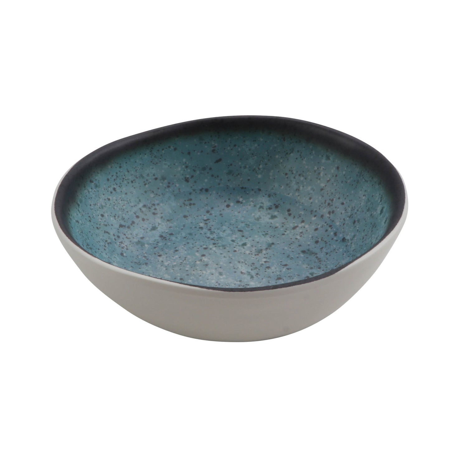 8 oz savor robin egg blue melamine bowl (9.5oz rim-full), 5.125"L x 4.69"W x 1.5"H, GET, cheforward