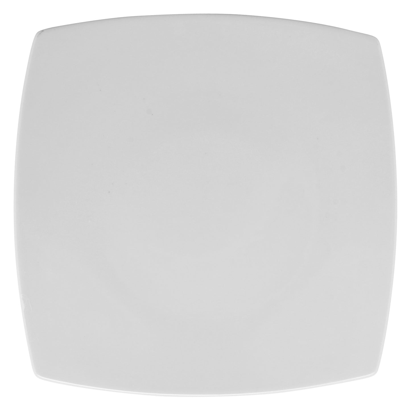 10 5/8" x 10 5/8" Bright White Porcelain Plate, Corona Asia (Stocked) (12 Pack)