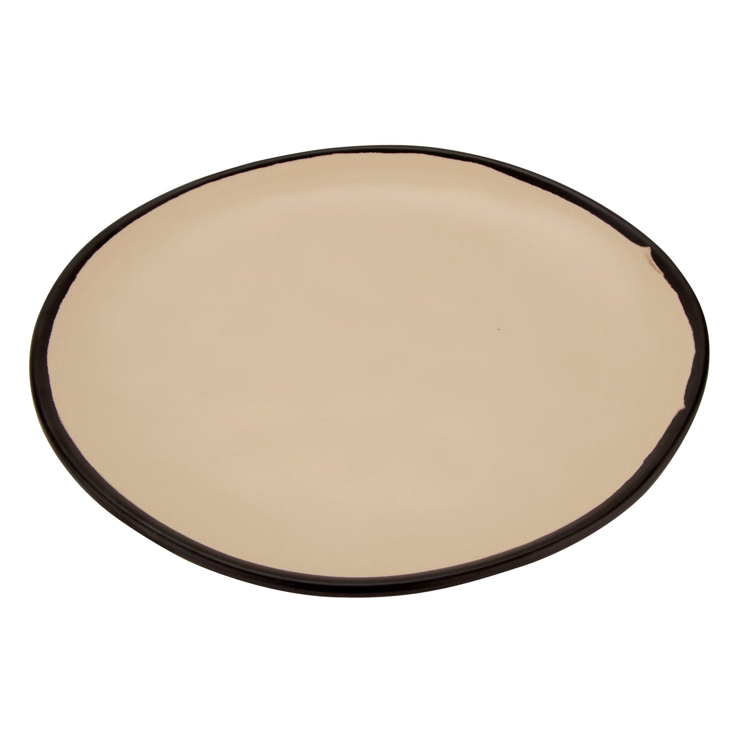 10.5" Manila, Melamine, Round Coupe Dinner Plate, G.E.T. Pottery Market Matte (12 Pack)