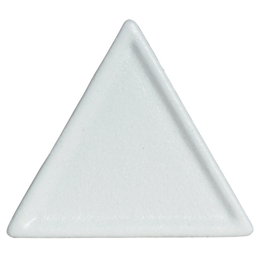 6"x6" Triangle Buffet Platter, 1/2" Deep