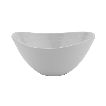 10 oz. (11.8 oz. rim-full), 5.25" x 5" Melamine Textured Rim Oval Bowl, 2.25" deep (Set of 4 ea.)