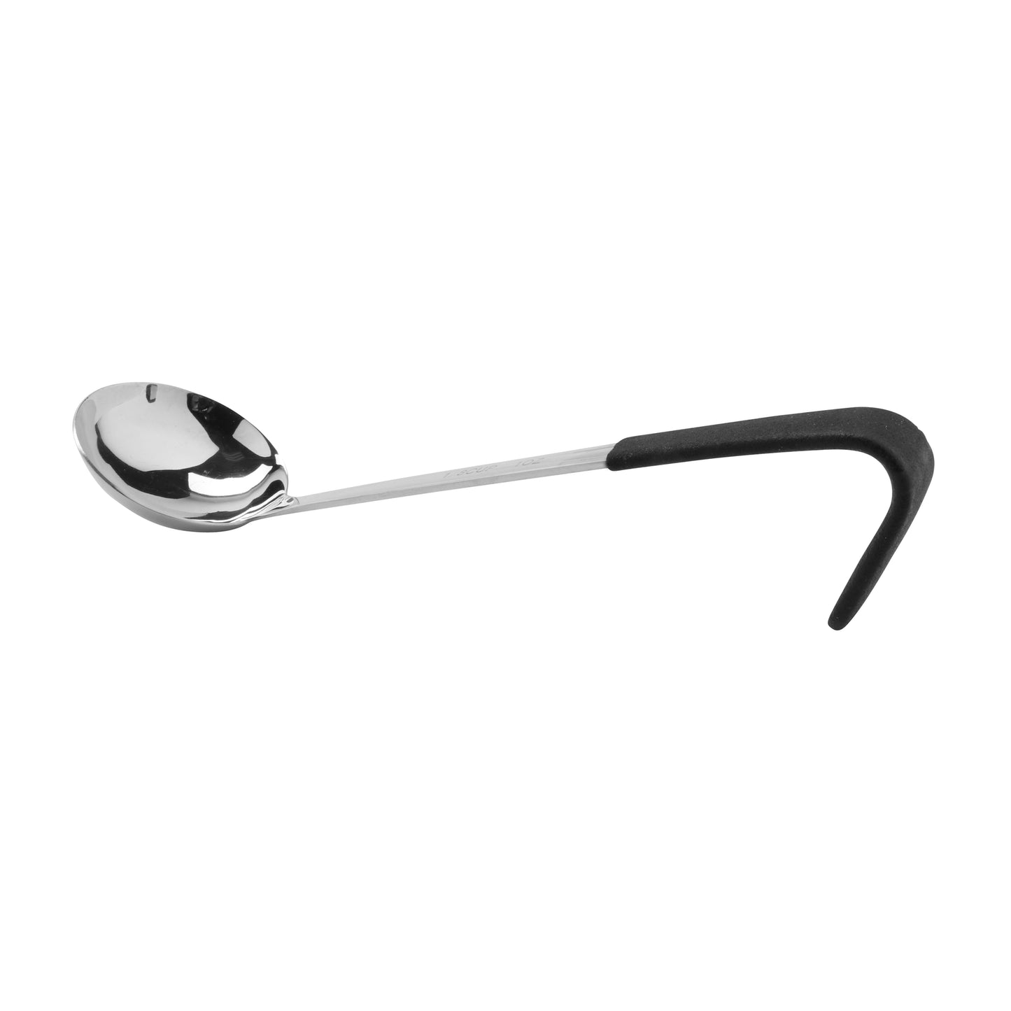 1 oz., 9.5" Stainless Steel Ladle w/ Mirror Finish and Cool-Grip Handle