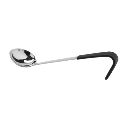 1 oz., 9.5" Stainless Steel Ladle w/ Mirror Finish and Cool-Grip Handle