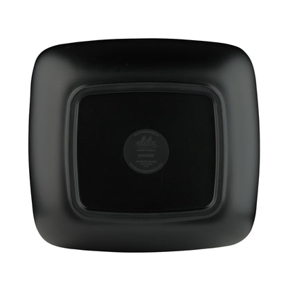 Melamine Rectangular Bowl - White Inside, Black Outside
