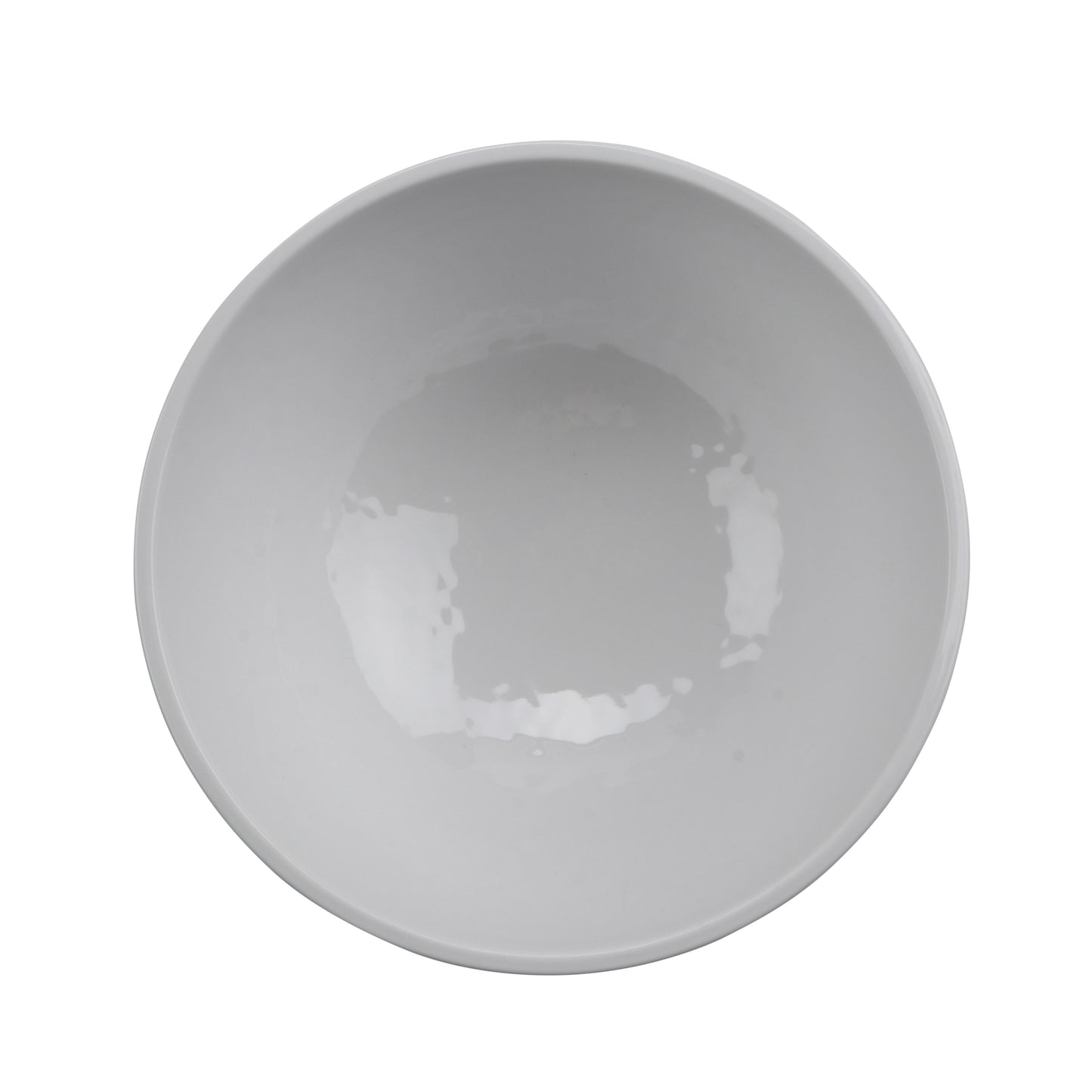 7" Ramen - 32 oz Melamine Bowl, Glossy White inside/ Gray Matte outside, GET. Roca. (12 Pack)