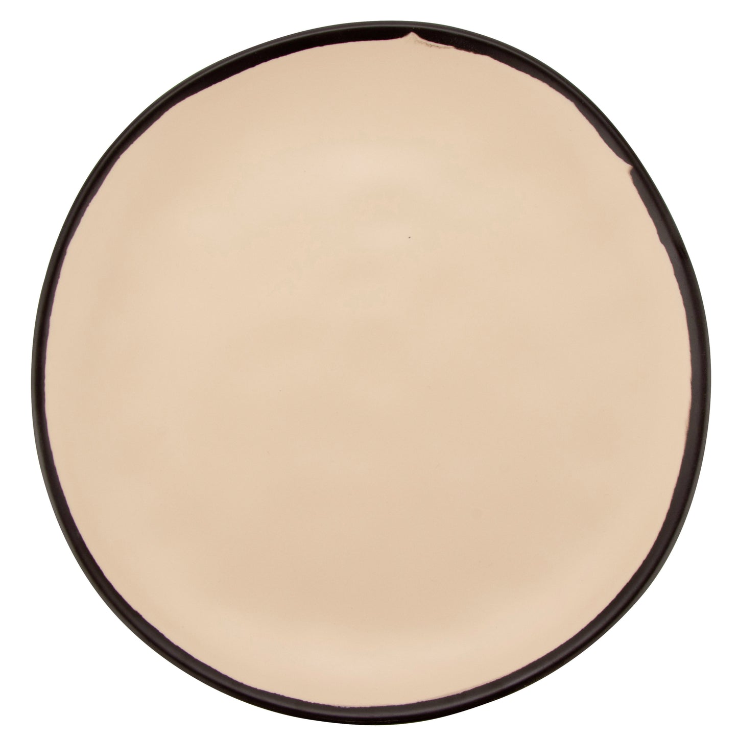 10.5" Manila, Melamine, Round Coupe Dinner Plate, G.E.T. Pottery Market Matte (12 Pack)