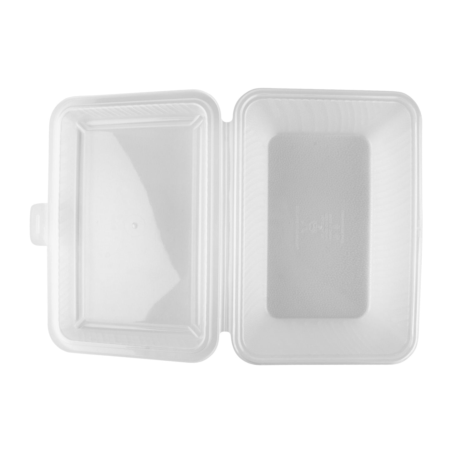 Half Size, Polypropylene, Clear, Food Reusable Container, 9" L x 6.5" W x 2.75" H, G.E.T. Eco-Takeout's (12 Pack)