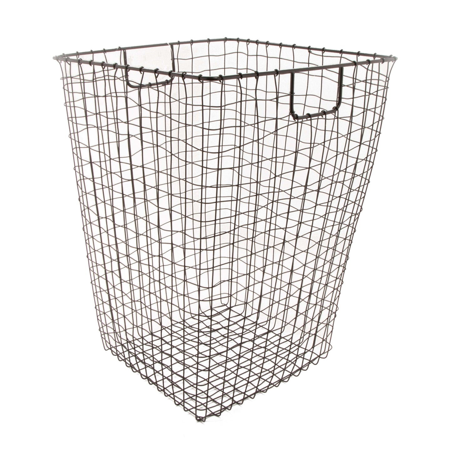 16.5" x 25" H, Iron Powder Coated, Gun Metal Grey, Square Basket, G.E.T Breeze Baskets