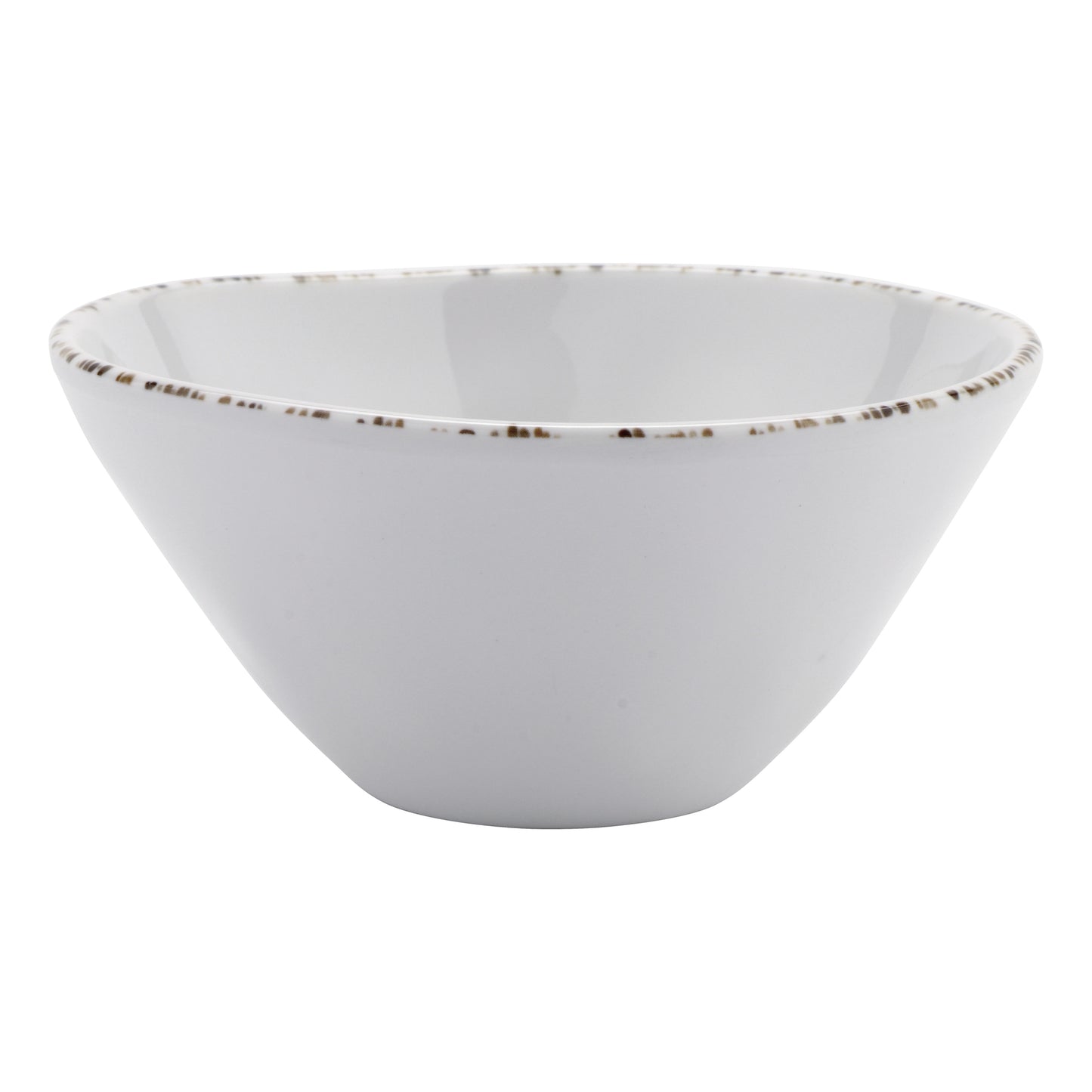 5 oz. Melamine, Small Round Irregular Monkey Dish, Side Bowl, (5.5 oz. rim-full), 4.5" Top Dia., 1.25" Deep, G.E.T Urban Mill (12 Pack)