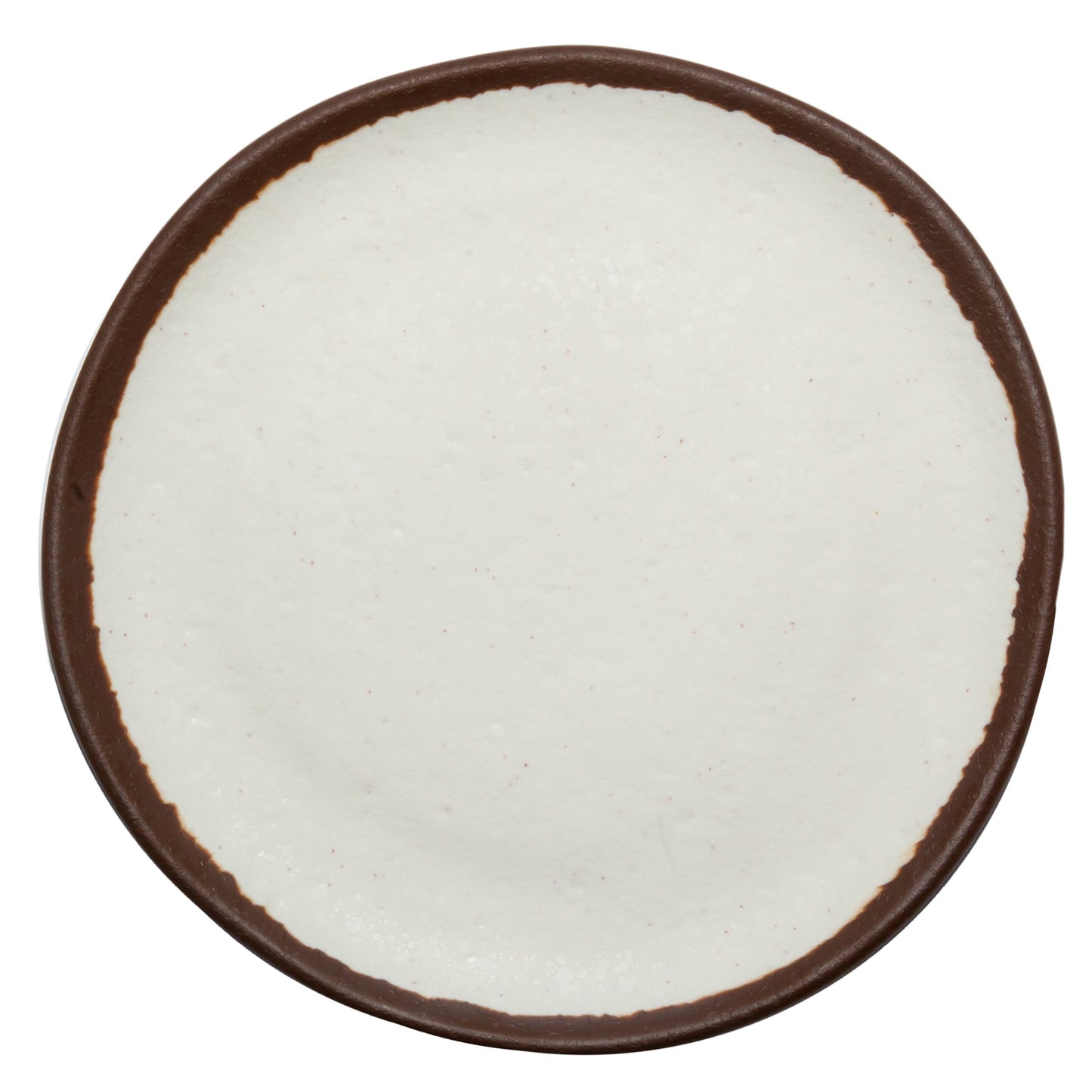 9" Cream, Melamine, Small Round Dinner Plate, G.E.T. Pottery Market Glazed (12 Pack)