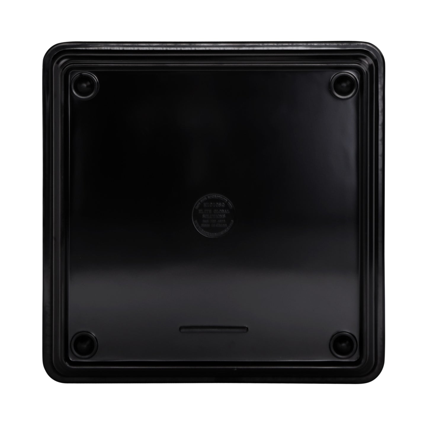 Melamine Square Tray - Black