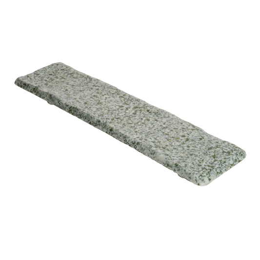 15.7" wonder terrazzo emerald rectangle melamine tray, 15.7"L x 3.93"W x 1.2"H, GET, cheforward