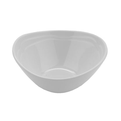 10 oz. (11.8 oz. rim-full), 5.25" x 5" Melamine Textured Rim Oval Bowl, 2.25" deep (Set of 4 ea.)