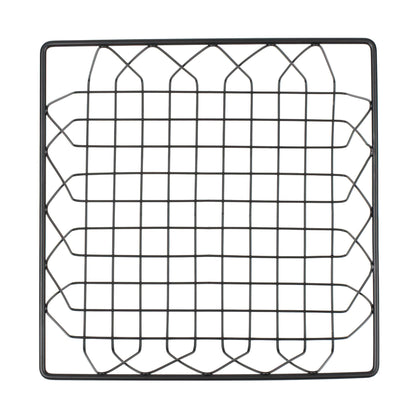 12" Black Square Wire Basket, 4" Deep (fits IR-703B, IR-704B)