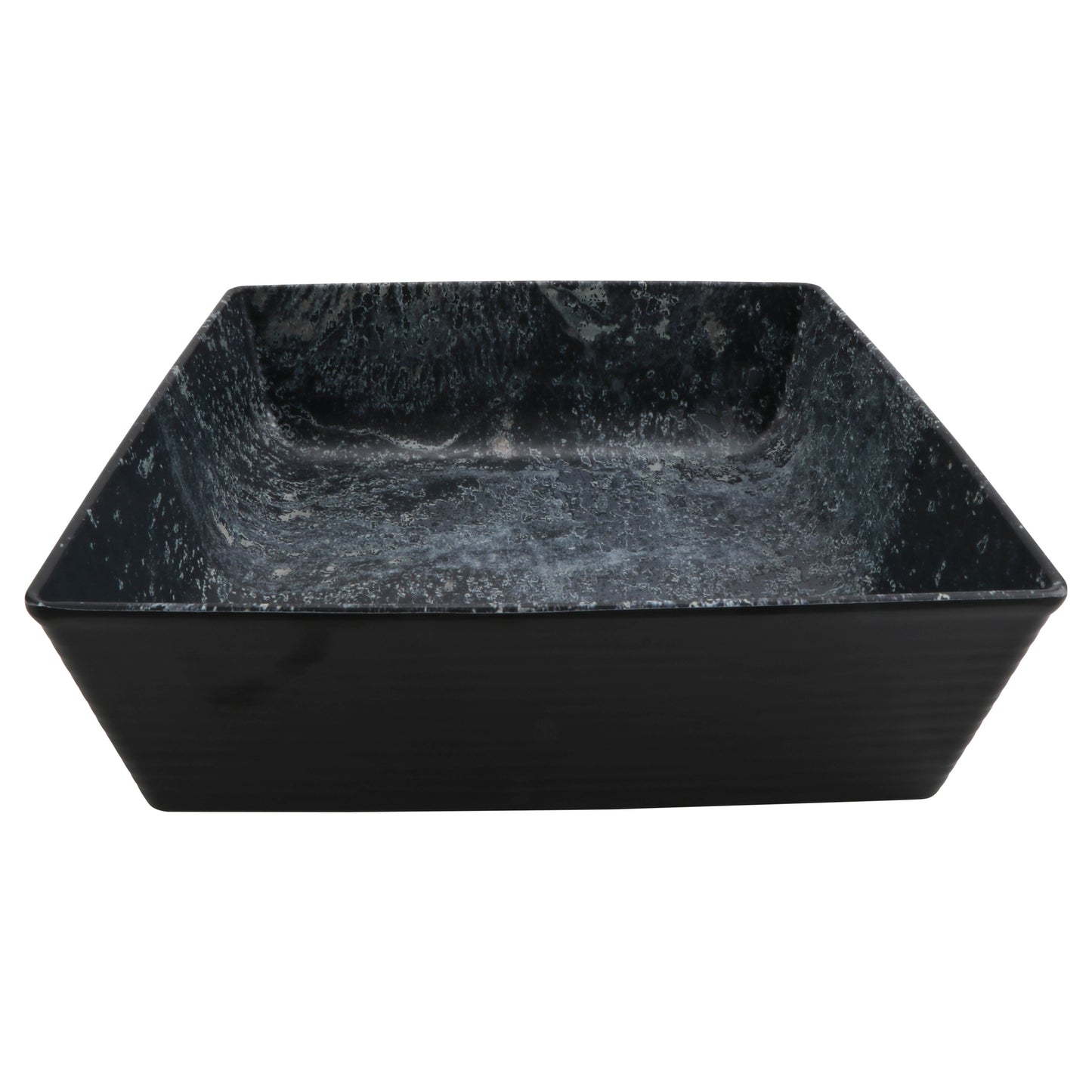 3.5qt endure square salad melamine bowl (4qt rim-full), 10"L x 10"W x 3"H, GET, cheforward