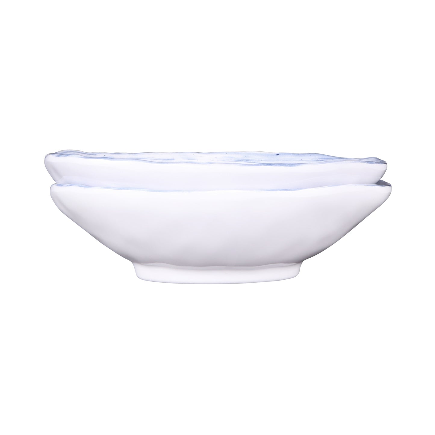 Melamine Oval Bowl - Navy Design