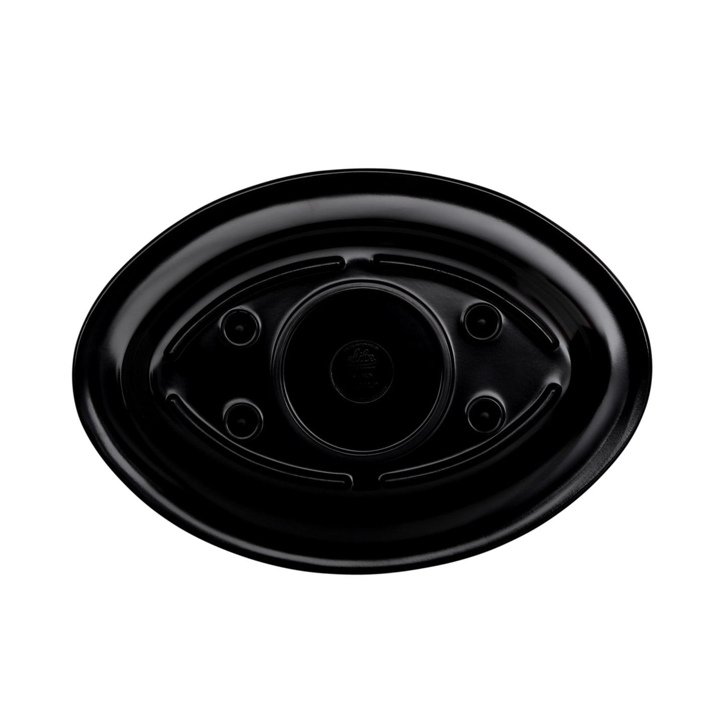 Melamine Oval Platter - Black