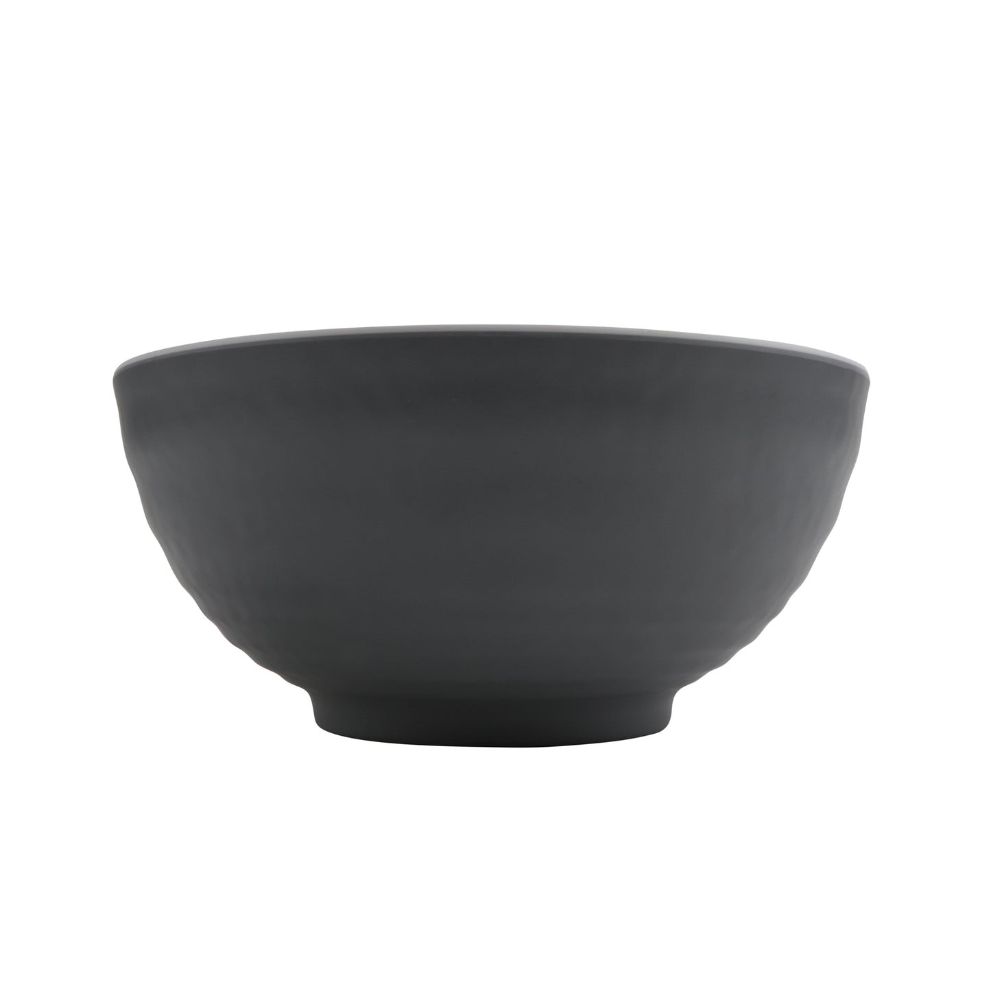 7" Ramen - 32oz Melamine Bowl, White Matte inside/ Gray Matte outside, GET. Roca. (12 Pack)